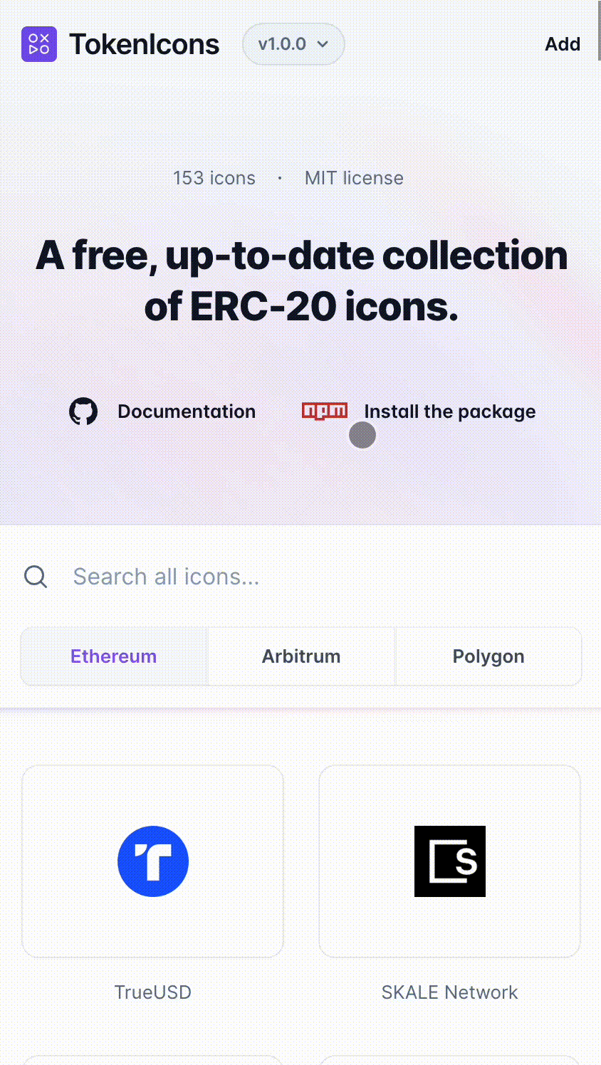 tokenicons.org website screenshot